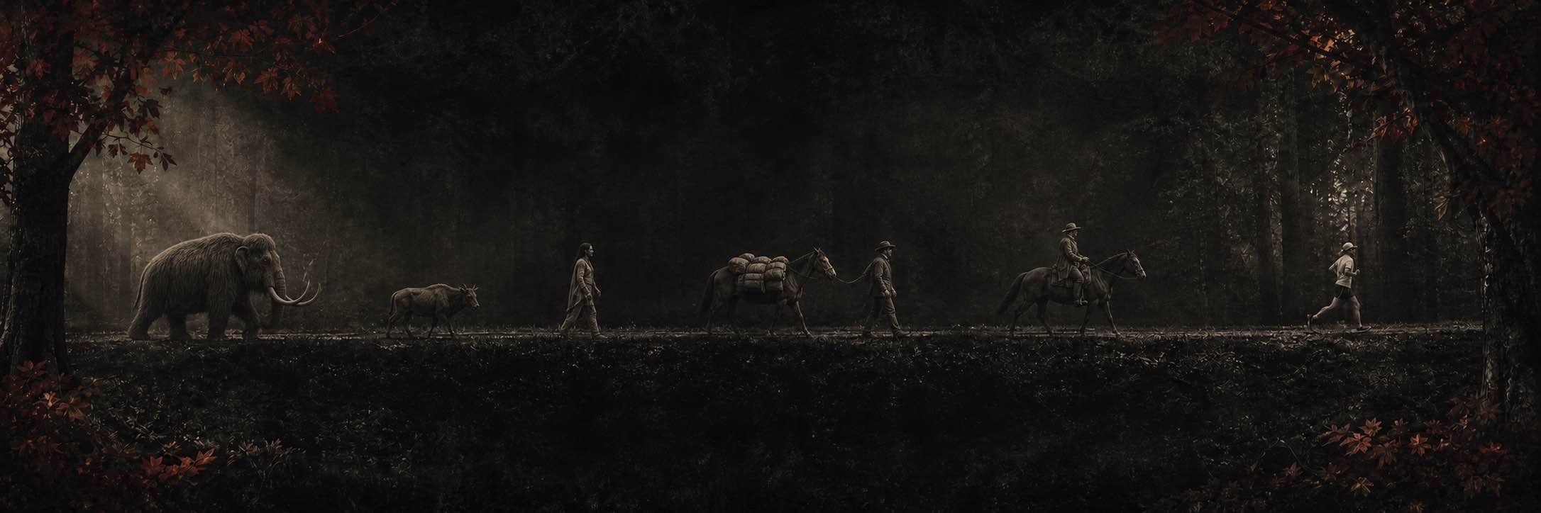 Ten thousand years of travel on the Natchez Trace, from Ice Age animals and Native travelers to packhorse traders, post riders and a modern trail runner